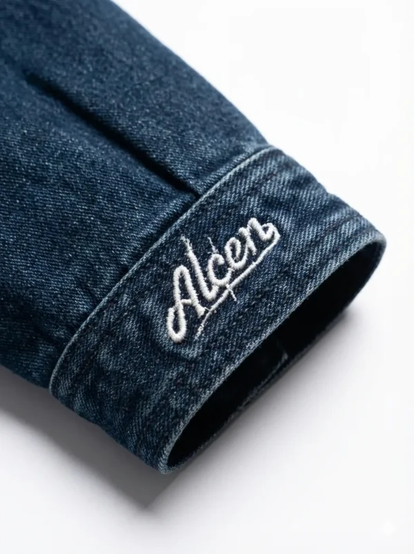 ALCEN Classic Indigo Loose-Fit Denim Jacket