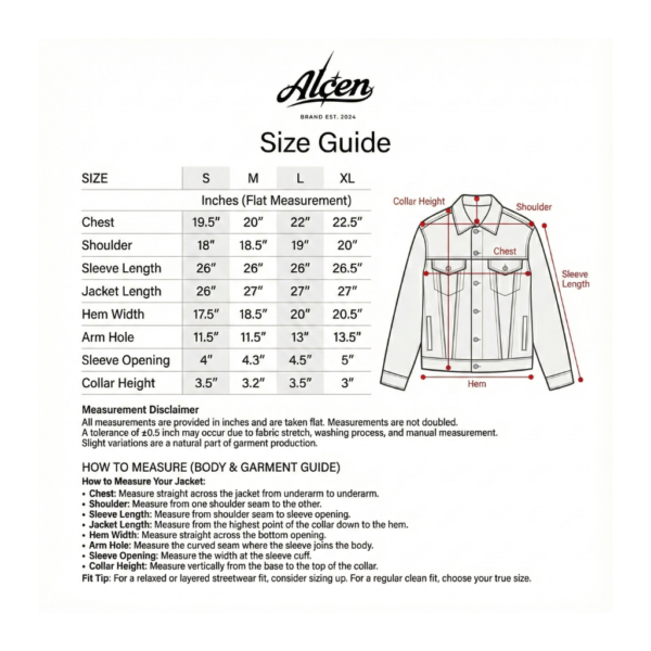 Alcen Shadow Wash Loose-Fit Denim Jacket