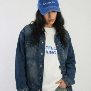 ALCEN Classic Indigo Loose-Fit Denim Jacket