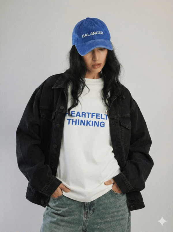 Alcen Shadow Wash Loose-Fit Denim Jacket